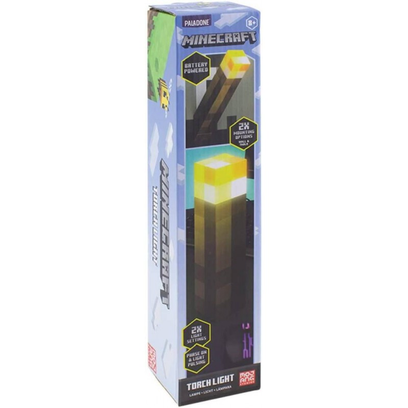 Paladone Lampada Minecraft Torch Light